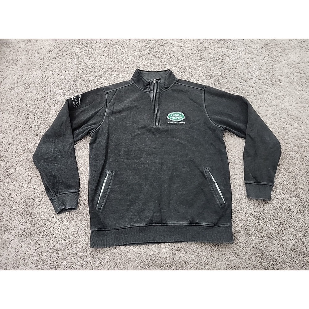 HL Sport Pullover Mens S Washed Black 1/4 Zip Jaguar Land Rover Houston-Central